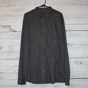 Kenneth Cole New York Mens Long Sleeve Button down cotton Shirt Size  XL